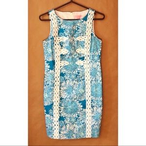 Lilly Pulitzer Mirabelle Lace Flower Shift Dress